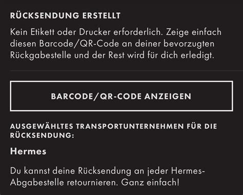 paket hermes zurückscicken|hermes rücksendung.